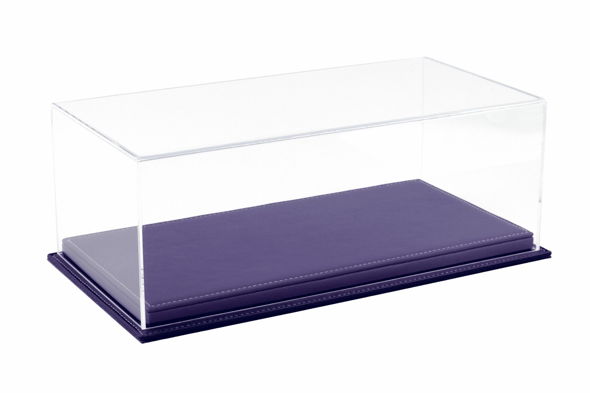 1:18 Atlantic Vitrine Show Case Display Case MULHOUSE with purple leather Base