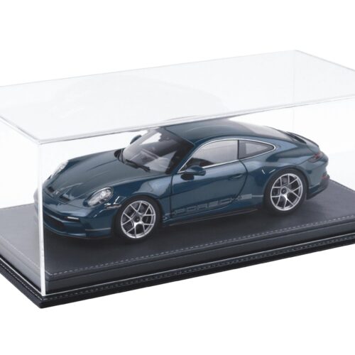 1:18 Atlantic Vitrine Show Case Display Case MULHOUSE with anthracite leather Base