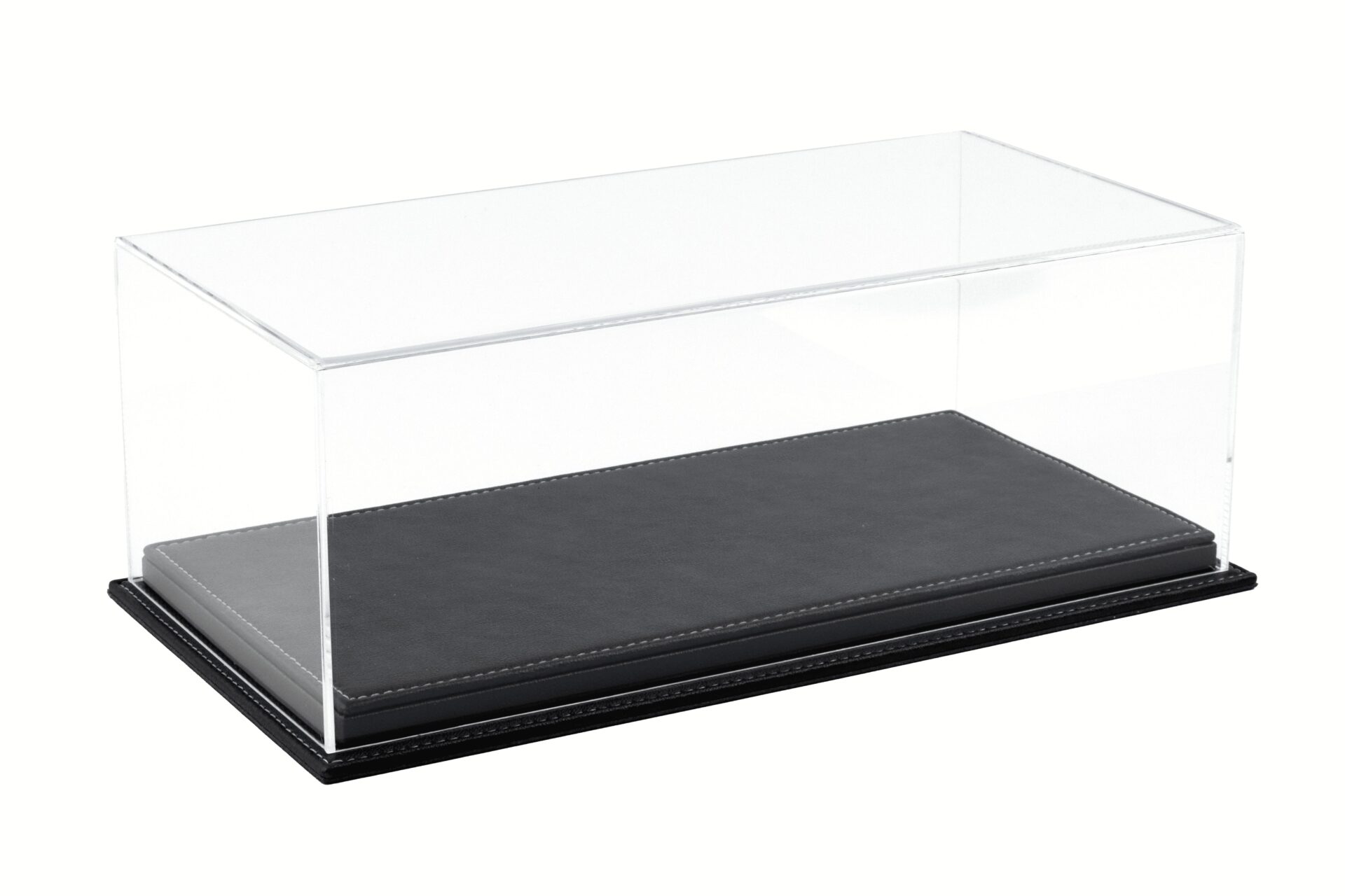 1:18 Atlantic Vitrine Show Case Display Case MULHOUSE with anthracite leather Base