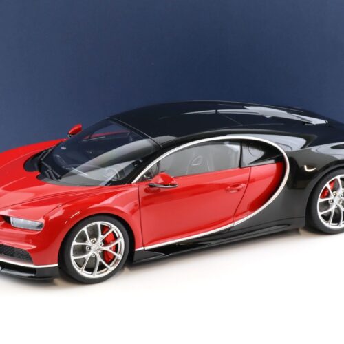 1:12 AUTOart Bugatti Chiron 2017 Italian red/ Nocturne black 12113