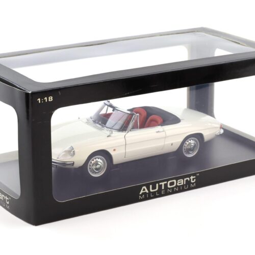 1:18 AUTOart Alfa Romeo 1600 Duetto Spider white Diecast