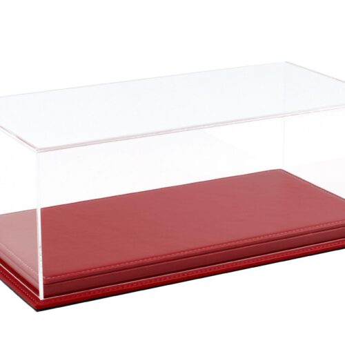 1:18 Atlantic Vitrine Show Case Display Case MULHOUSE with red leather Base