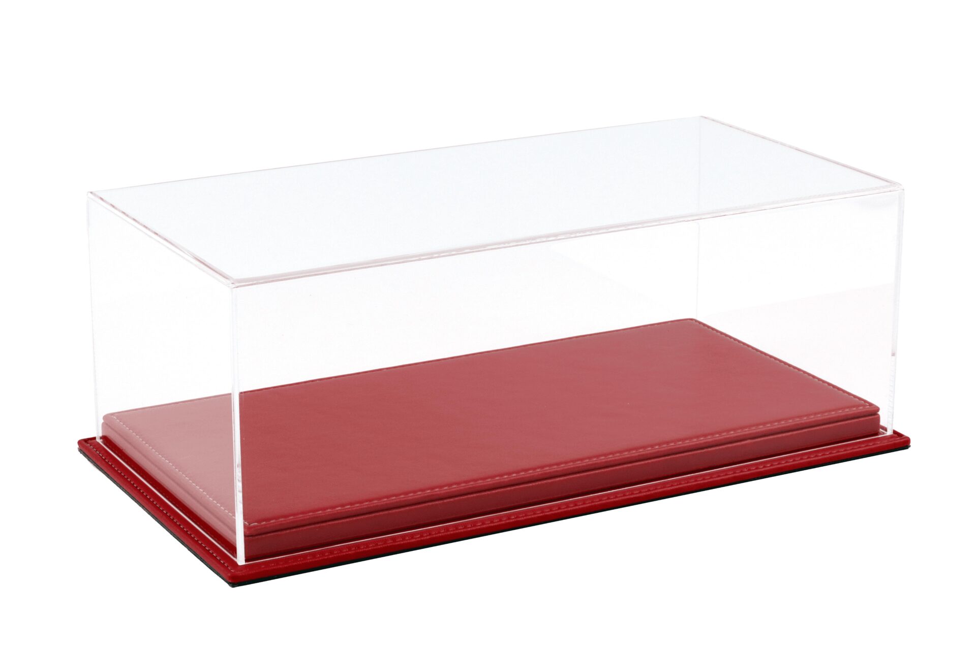 1:18 Atlantic Vitrine Show Case Display Case MULHOUSE with red leather Base