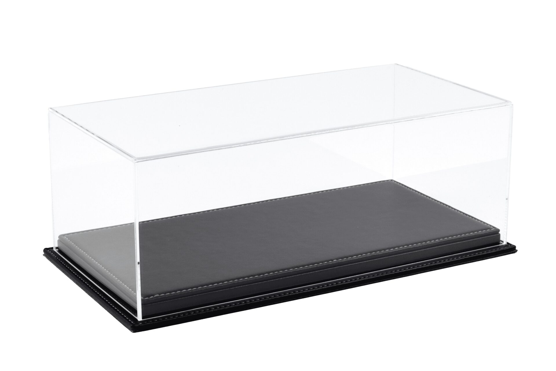 1:18 Atlantic Vitrine Show Case Display Case MULHOUSE with black leather Base