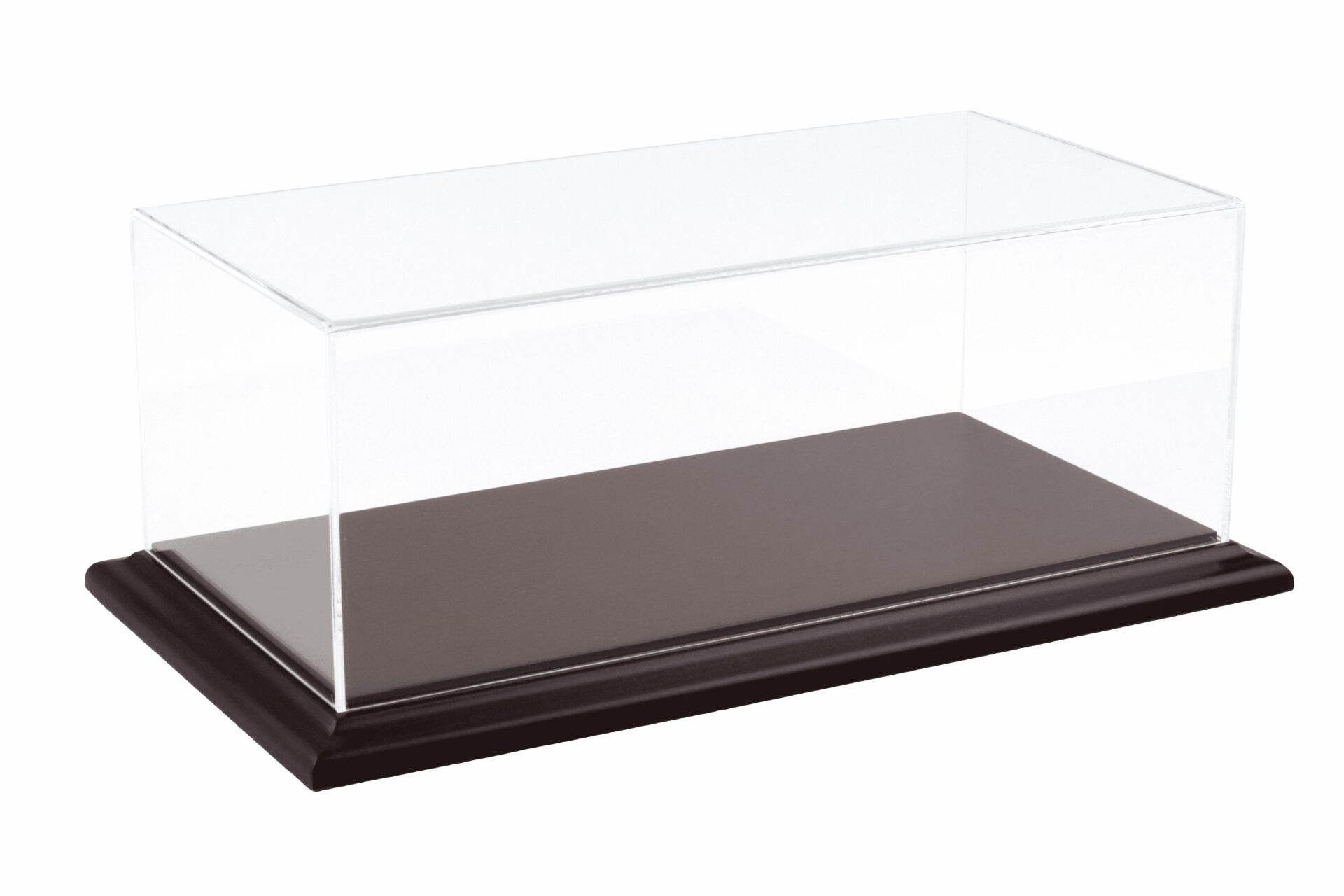 1:18 Atlantic Vitrine Show Case Display Case MOLSHEIM WALNUT with wood Base