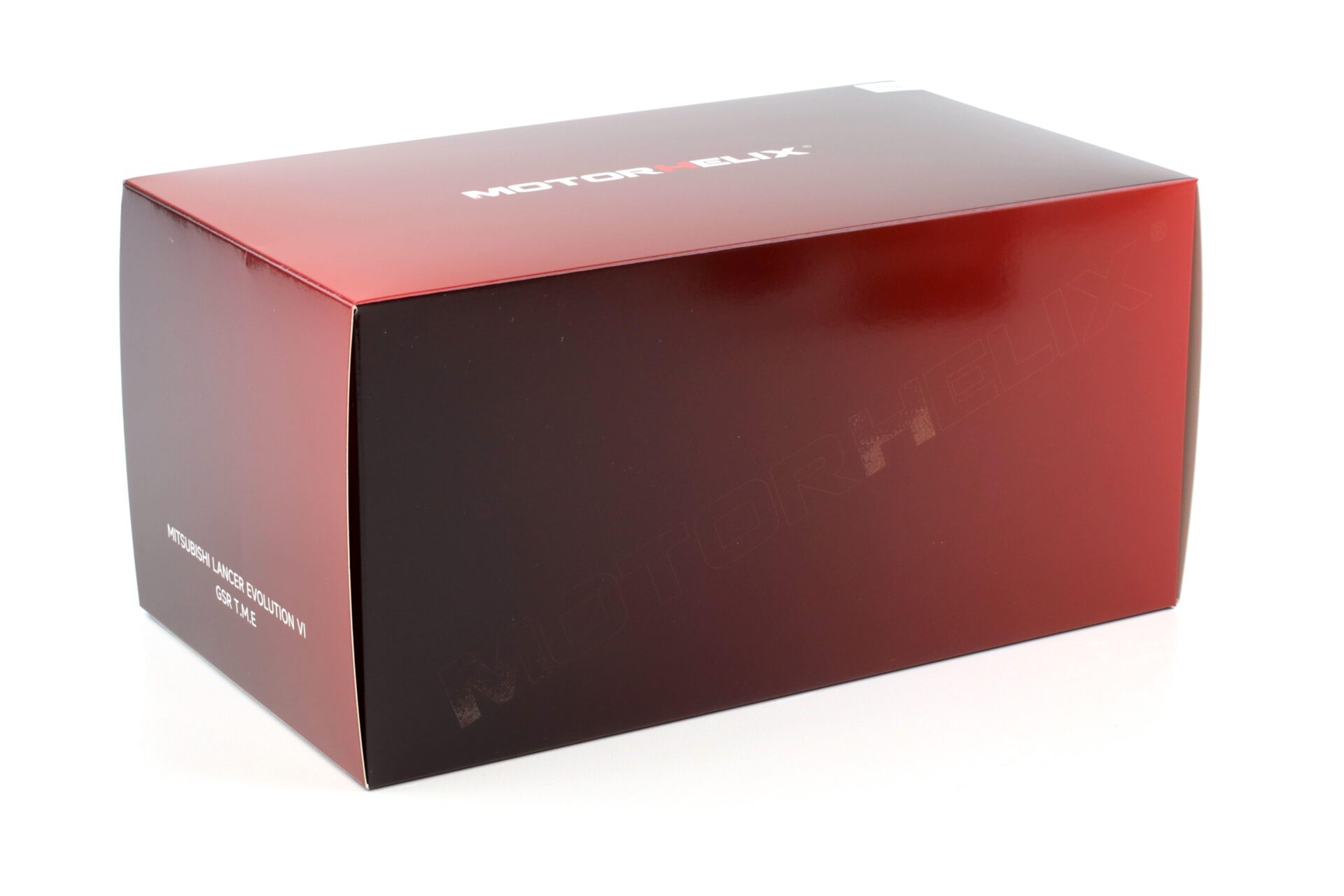 1:18 Motorhelix Mitsubishi Lancer Evolution VI (6.5) GSR T.M.E Passion red M84302