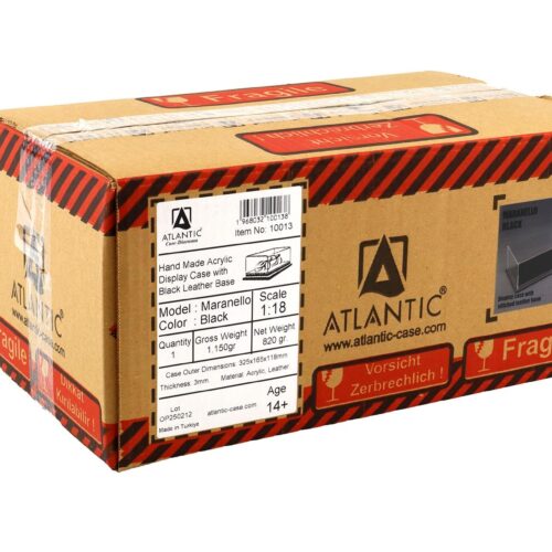 1:18 Atlantic Vitrine Show Case Display Case MARANELLO with black leather Base