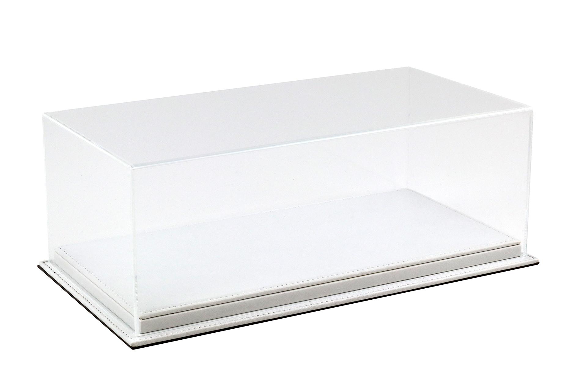 1:18 Atlantic Vitrine Show Case Display Case MULHOUSE with white leather Base