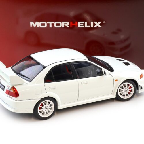 1:18 Motorhelix Mitsubishi Lancer Evolution VI (6.5) GSR T.M.E Scotia white M84305