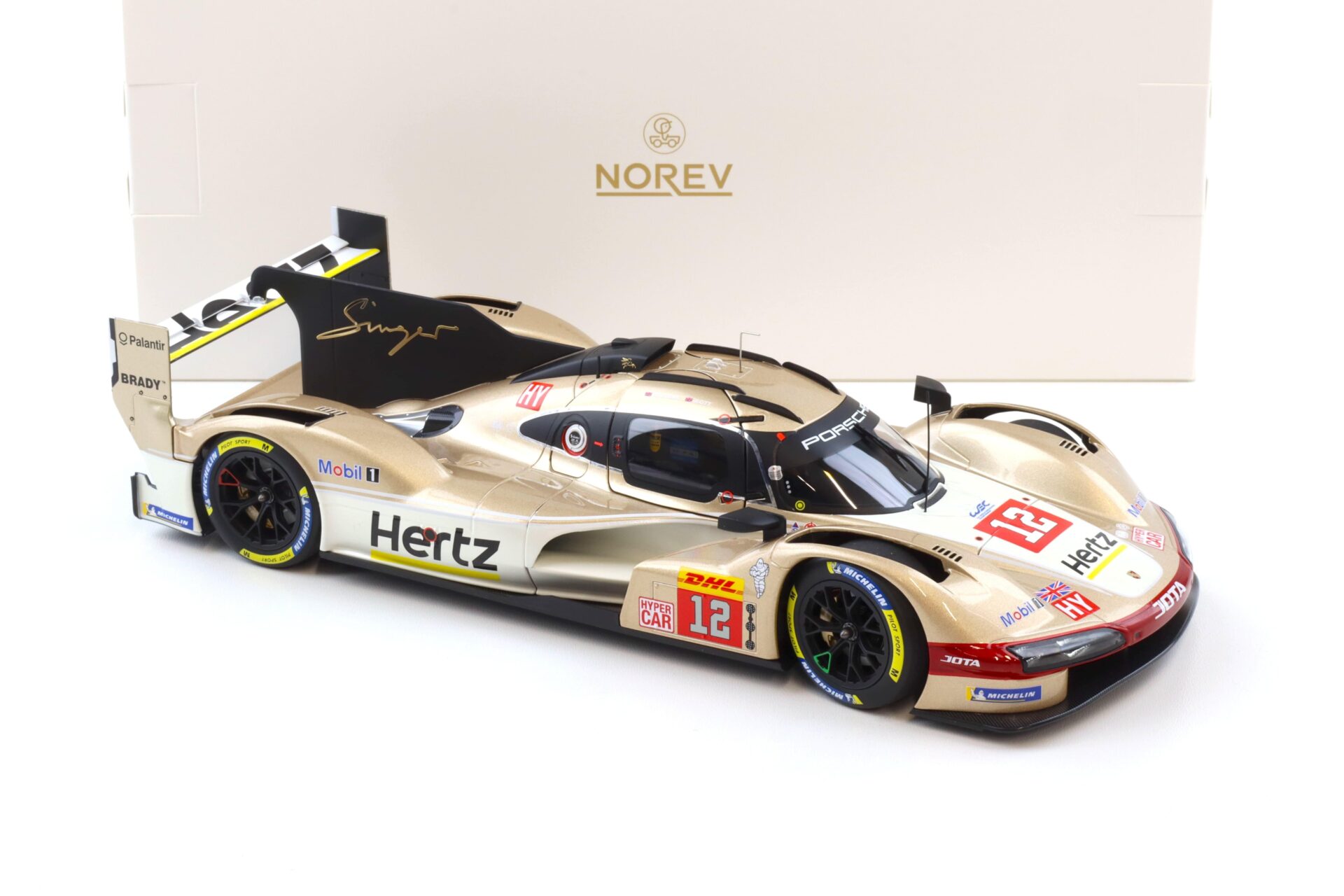 1:18 Norev Porsche 963 Hertz Team Jota Spa 6h 2024 Winner Stevens/ Ilott #12