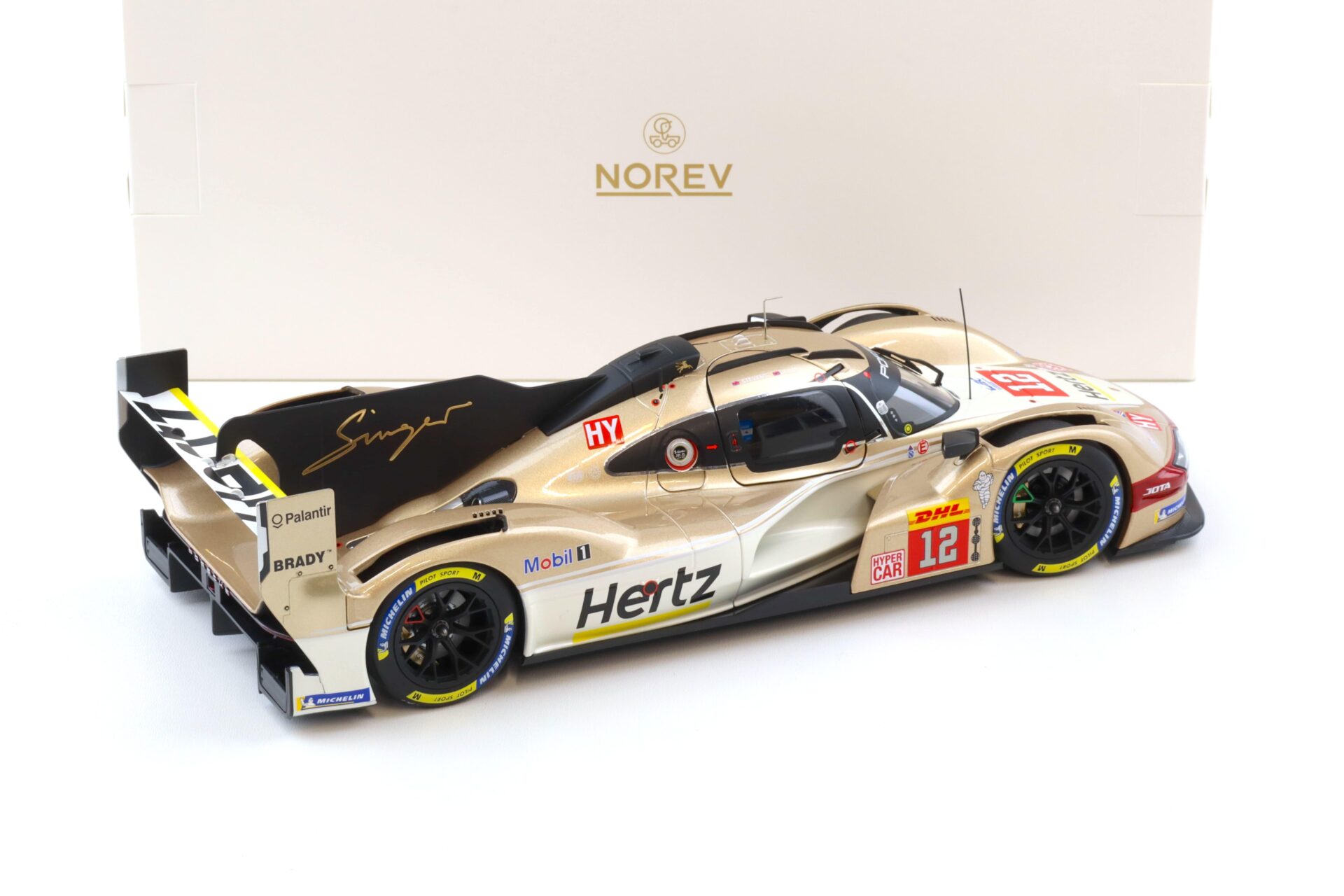 1:18 Norev Porsche 963 Hertz Team Jota Spa 6h 2024 Winner Stevens/ Ilott #12
