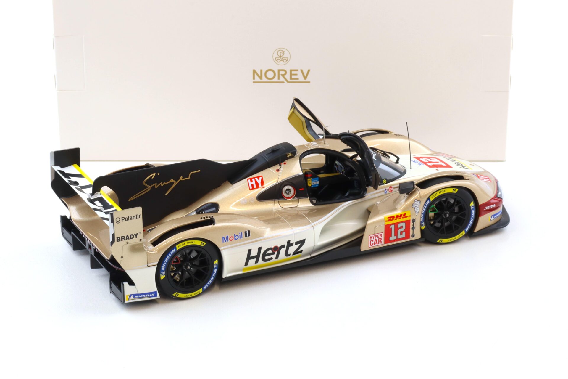 1:18 Norev Porsche 963 Hertz Team Jota Spa 6h 2024 Winner Stevens/ Ilott #12