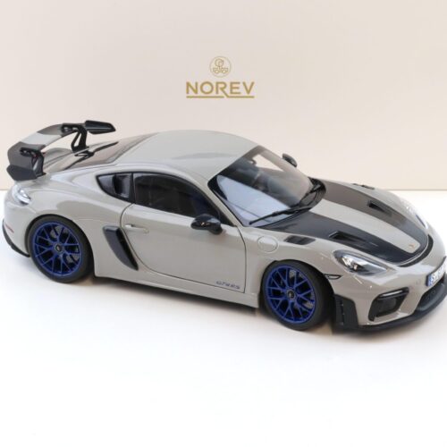 1:18 Norev Porsche Cayman GT4 RS Weissach Package 2023 Chalk grey
