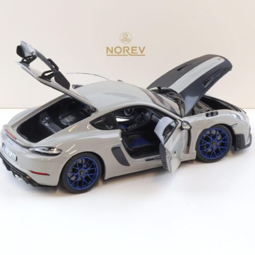 1:18 Norev Porsche Cayman GT4 RS Weissach Package 2023 Chalk grey
