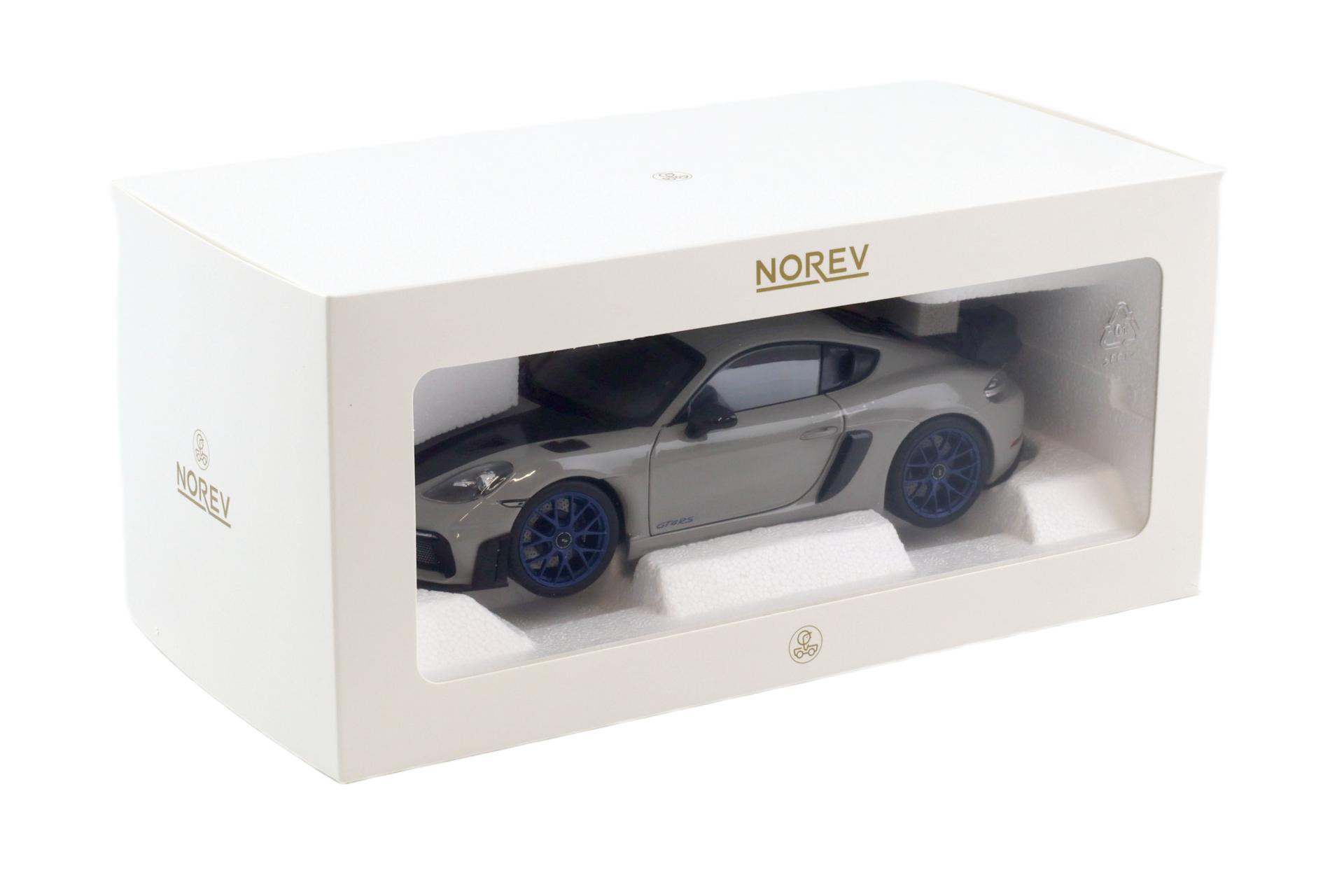 1:18 Norev Porsche Cayman GT4 RS Weissach Package 2023 Chalk grey