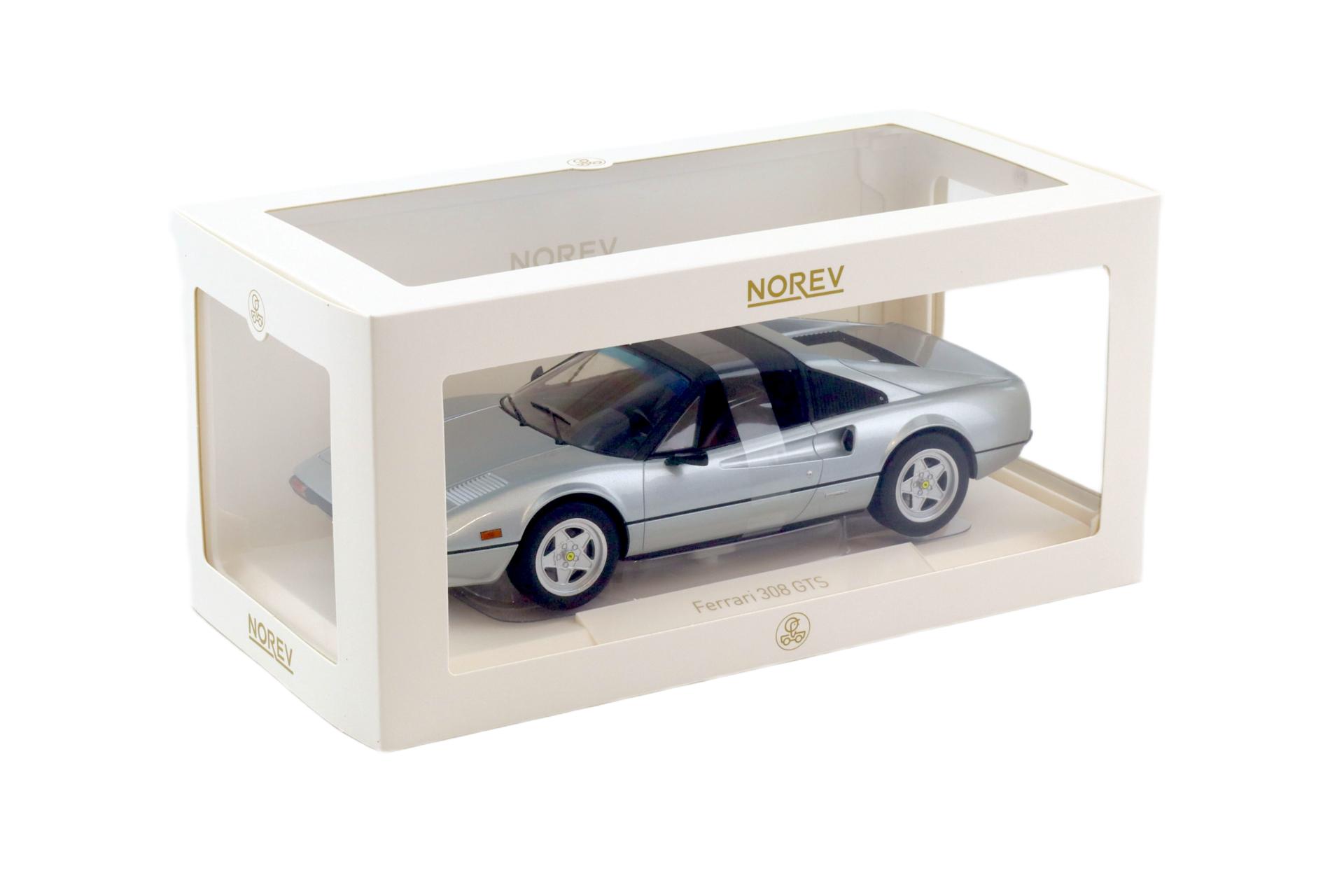 1:18 Norev Ferrari 308 GTS Quattrovalvole 1982 silver metallic