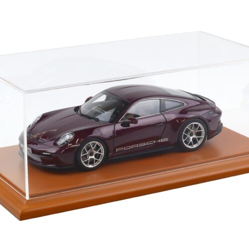 1:18 Atlantic Vitrine Show Case Display Case MOLSHEIM Cherry with wood Base