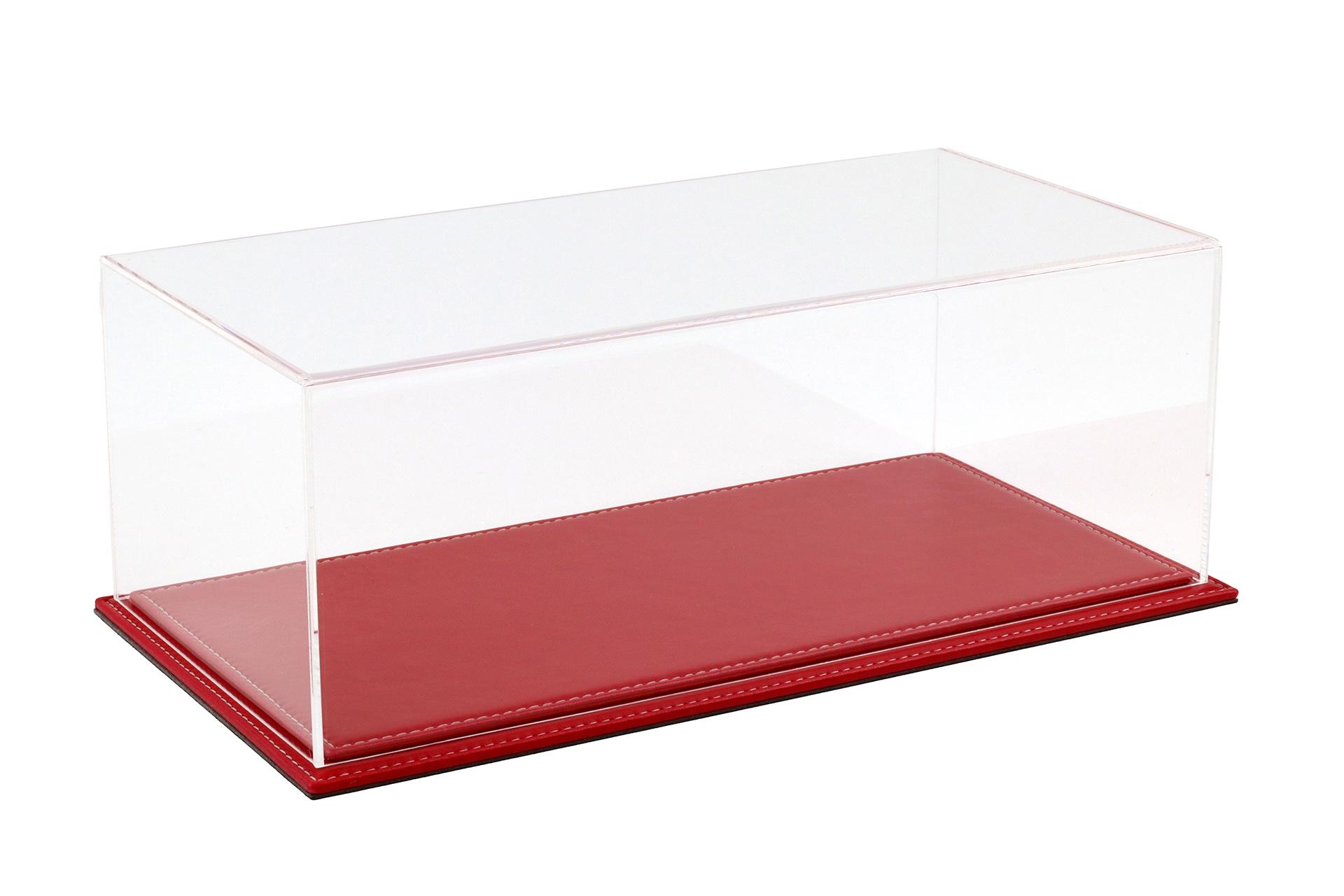 1:18 Atlantic Vitrine Show Case Display Case MARANELLO with red leather Base