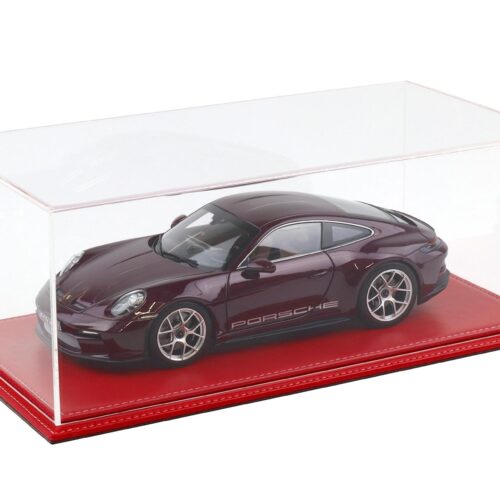 1:18 Atlantic Vitrine Show Case Display Case MARANELLO with red leather Base