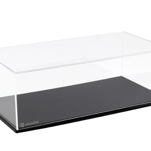 1:18 Atlantic Vitrine Show Case Display Case STUTTGART with Carbon effect Base