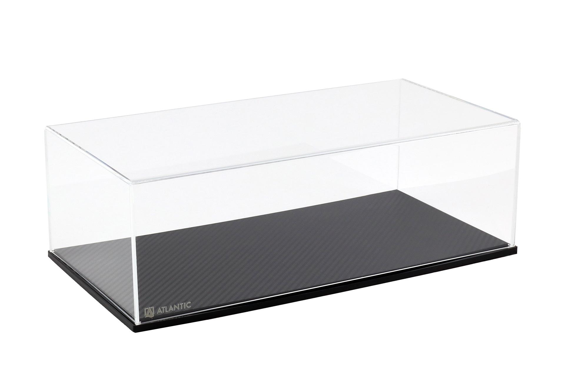 1:18 Atlantic Vitrine Show Case Display Case STUTTGART with Carbon effect Base