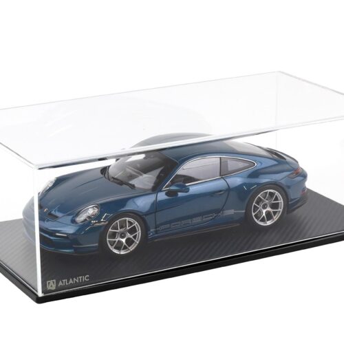 1:18 Atlantic Vitrine Show Case Display Case STUTTGART with Carbon effect Base