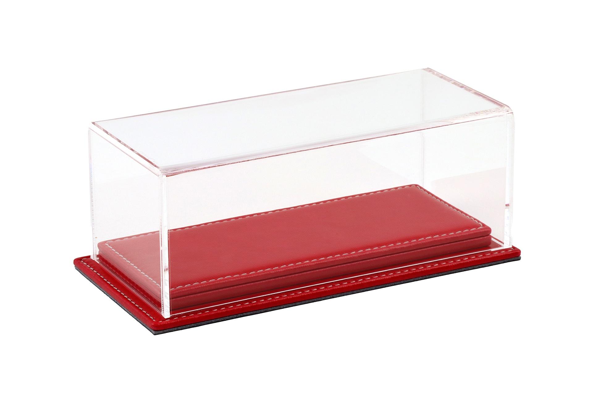 1:43 Atlantic Vitrine Show Case Display Case MULHOUSE with red leather Base