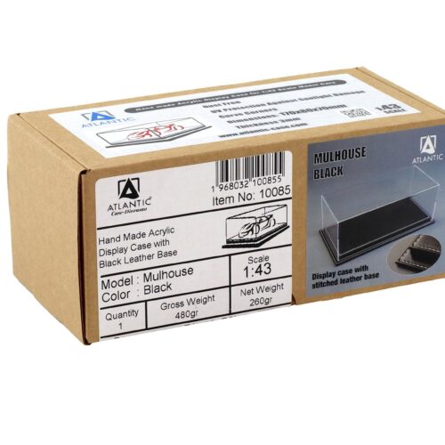 1:43 Atlantic Vitrine Show Case Display Case MULHOUSE with black leather Base