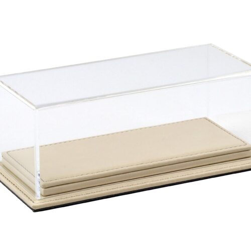 1:43 Atlantic Vitrine Show Case Display Case MULHOUSE with beige leather Base