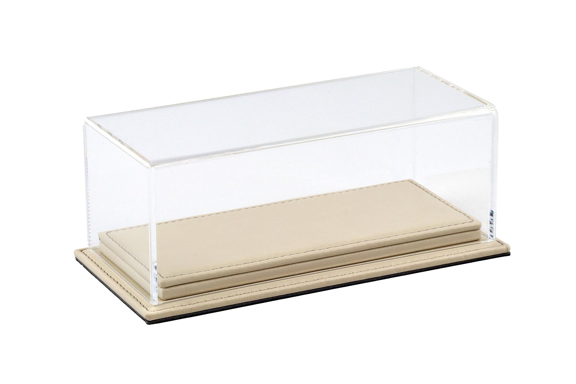 1:43 Atlantic Vitrine Show Case Display Case MULHOUSE with beige leather Base