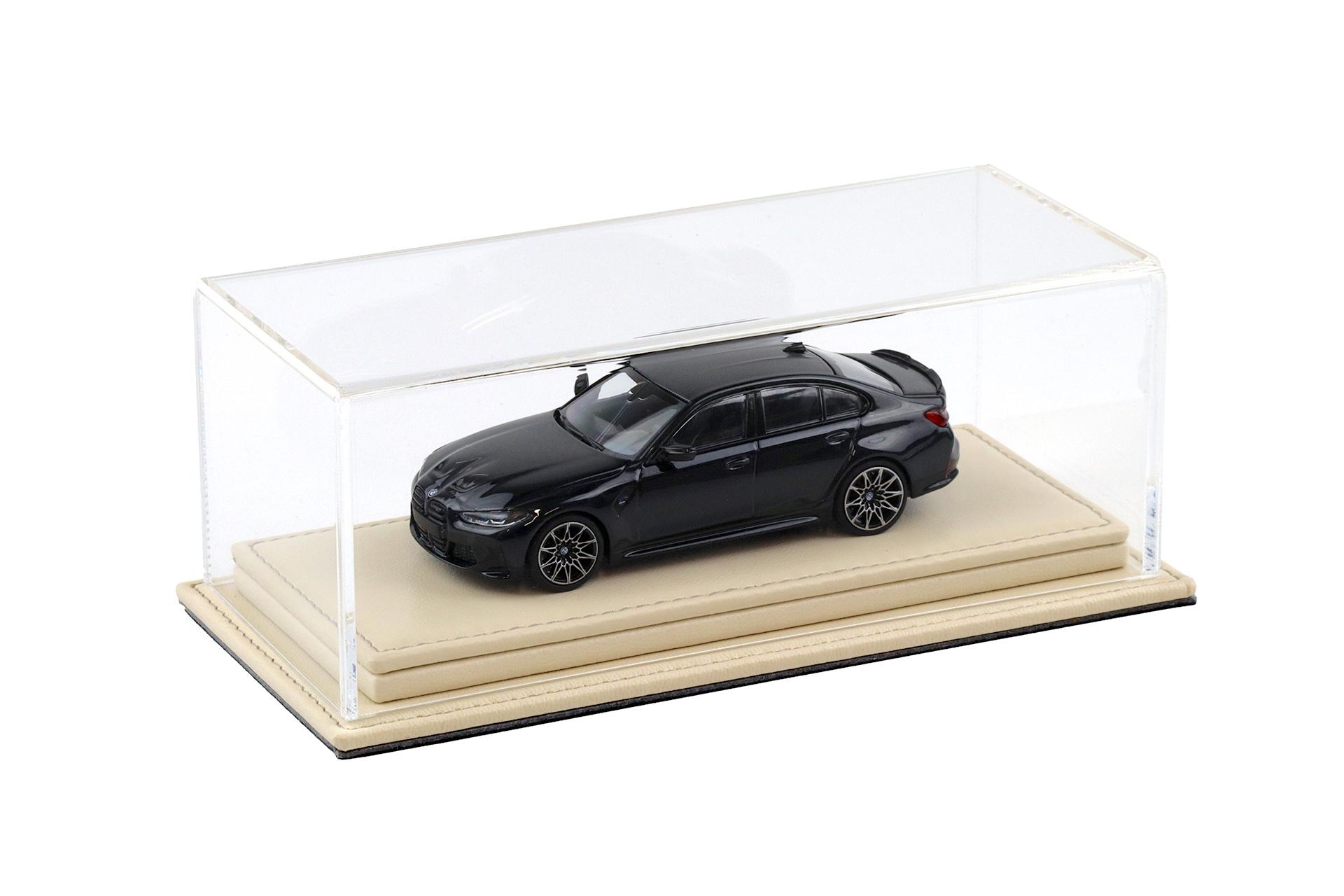 1:43 Atlantic Vitrine Show Case Display Case MULHOUSE with beige leather Base