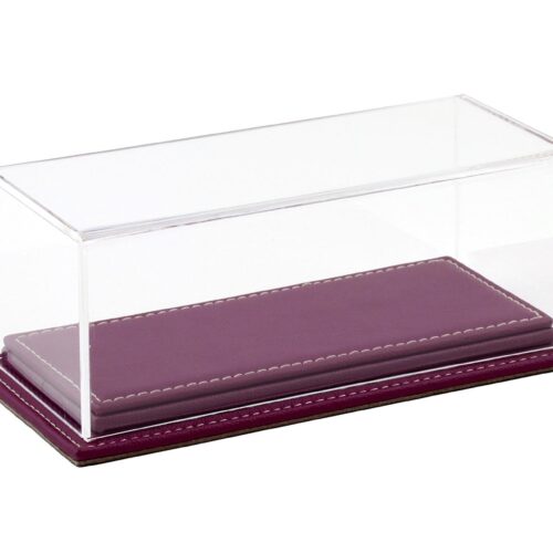 1:43 Atlantic Vitrine Show Case Display Case MULHOUSE with purple leather Base