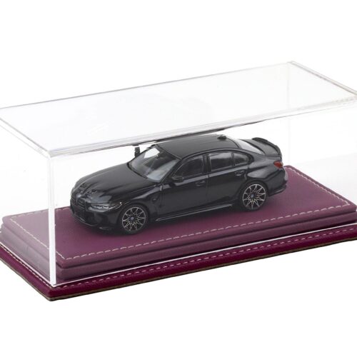 1:43 Atlantic Vitrine Show Case Display Case MULHOUSE with purple leather Base