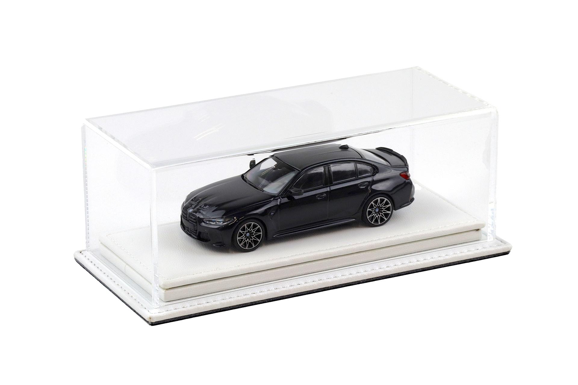 1:43 Atlantic Vitrine Show Case Display Case MULHOUSE with white leather Base