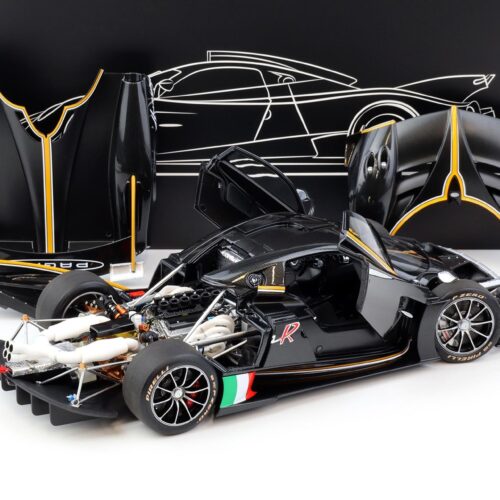 1:18 LCD Models Pagani Huayra R 2021 Full Carbon black LCD18012-CB
