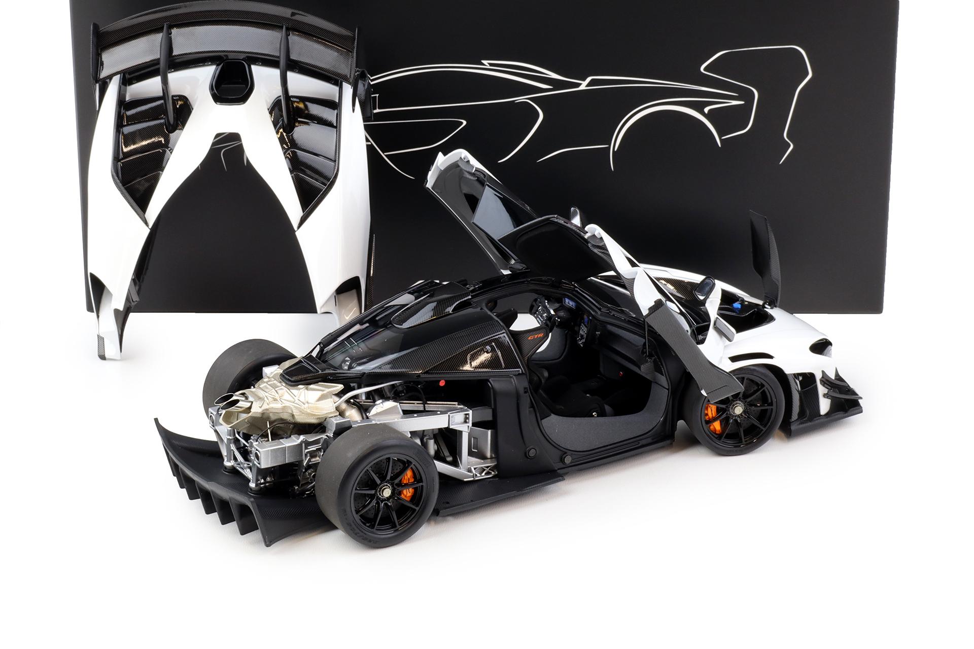 1:18 LCD Models McLaren Senna GTR 2021 white/ black LCD18016-WH