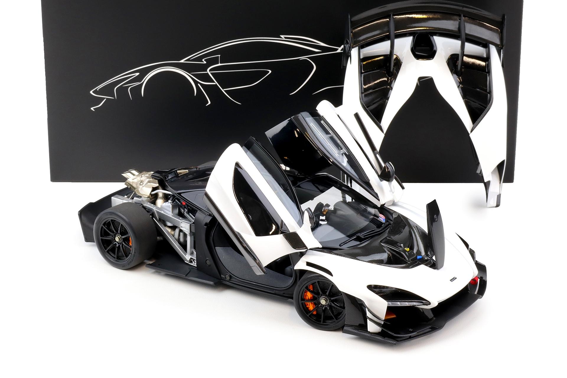 1:18 LCD Models McLaren Senna GTR 2021 white/ black LCD18016-WH