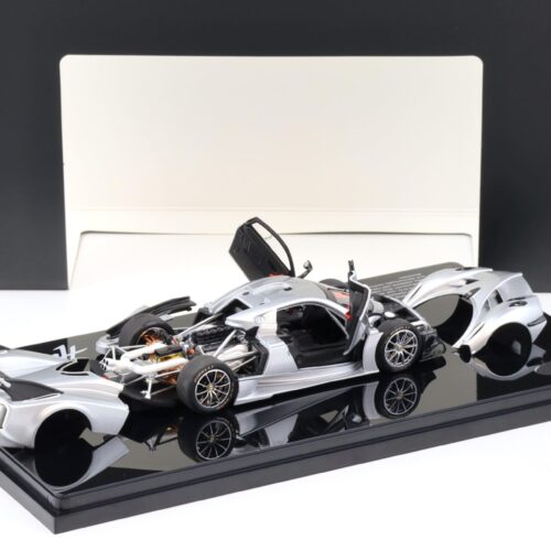 1:43 LCD Models Pagani Huayra R 2021 silver metallic LCD43017-SI