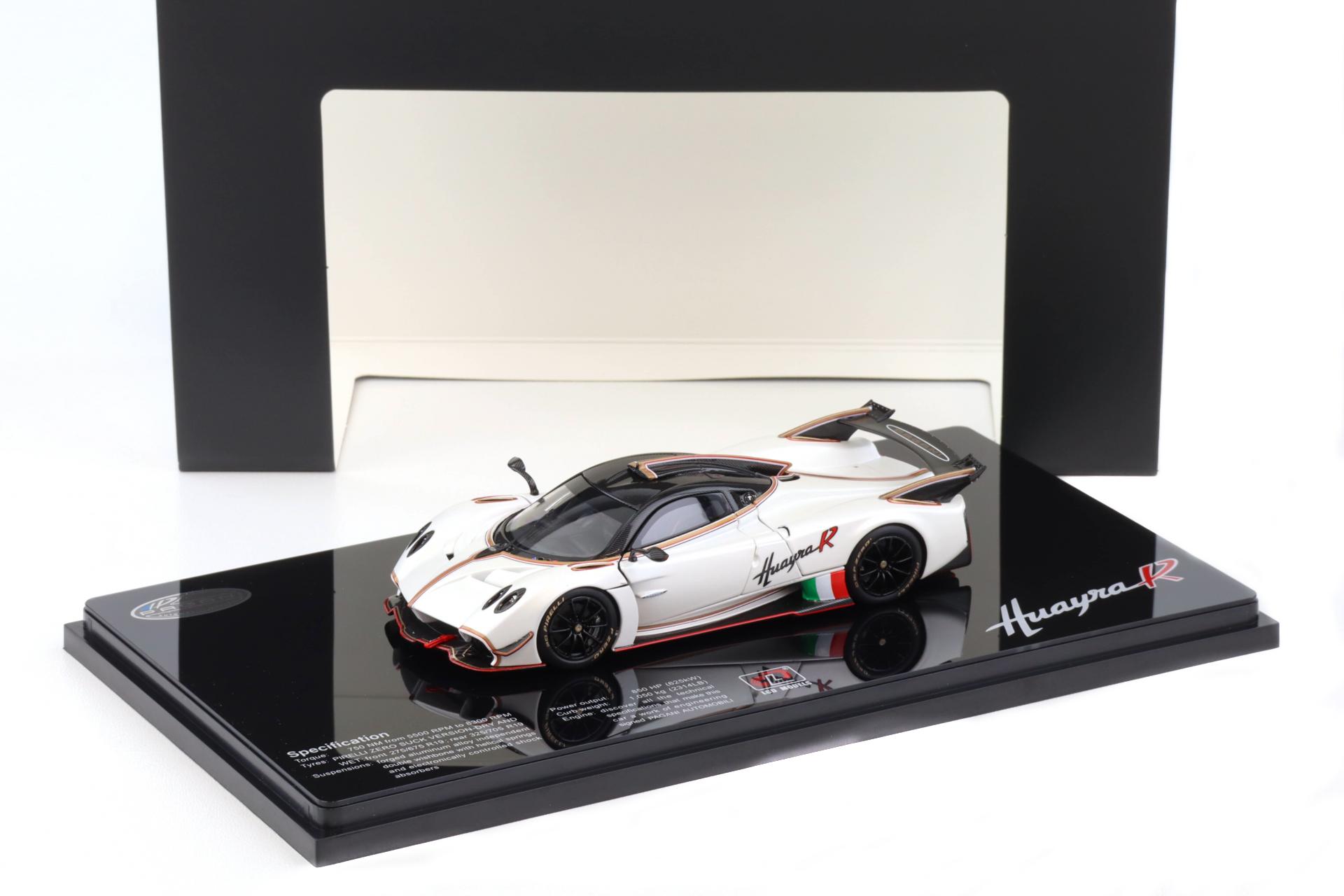 1:43 LCD Models Pagani Huayra R 2021 pearl white LCD43017-PW