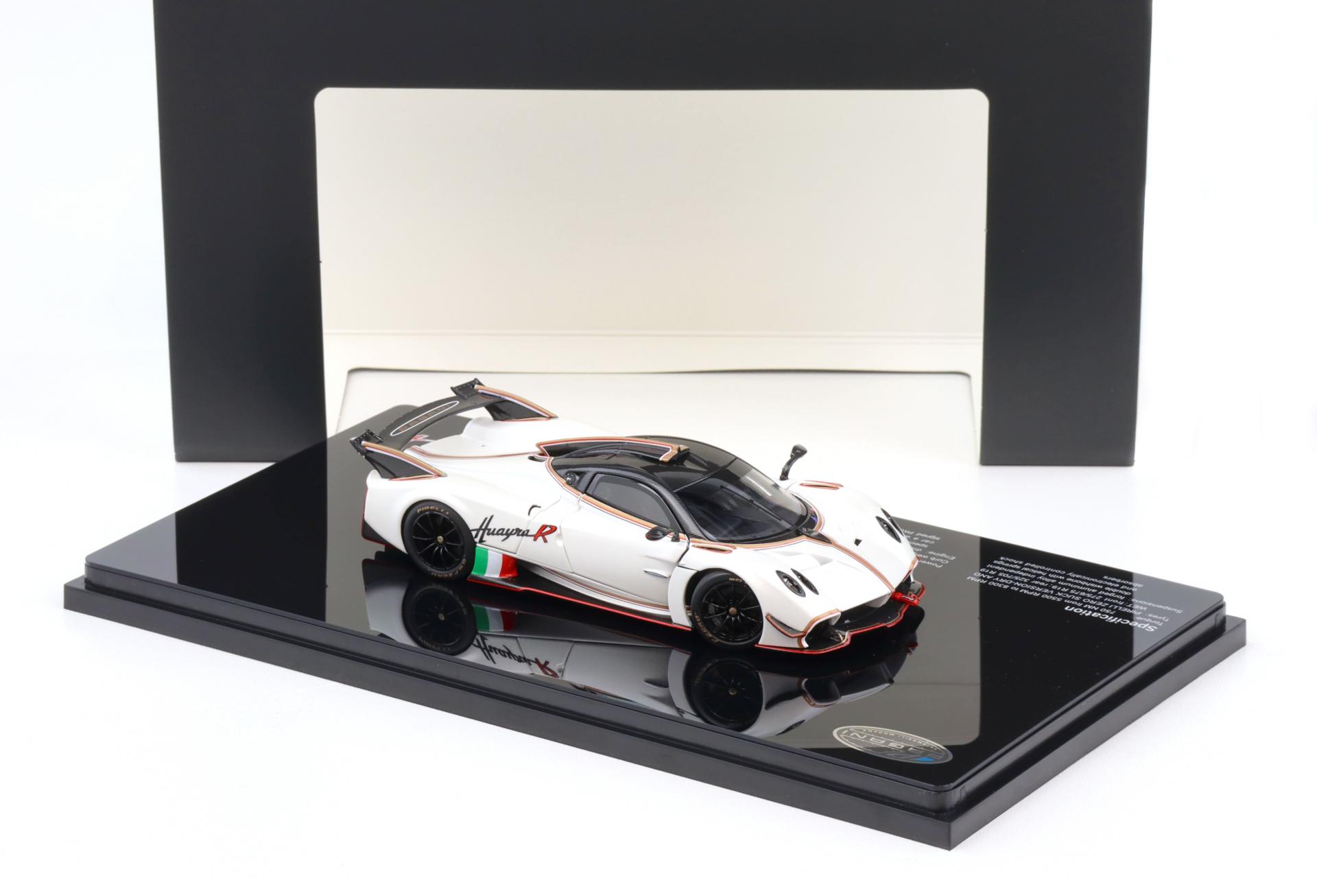 1:43 LCD Models Pagani Huayra R 2021 pearl white LCD43017-PW