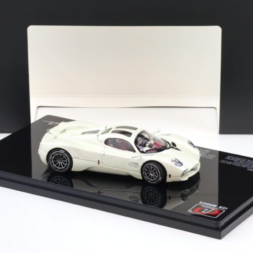 1:43 LCD Models Pagani Utopia Coupe white/ light gold LCD43012-WH
