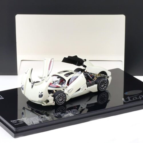 1:43 LCD Models Pagani Utopia Coupe white/ light gold LCD43012-WH