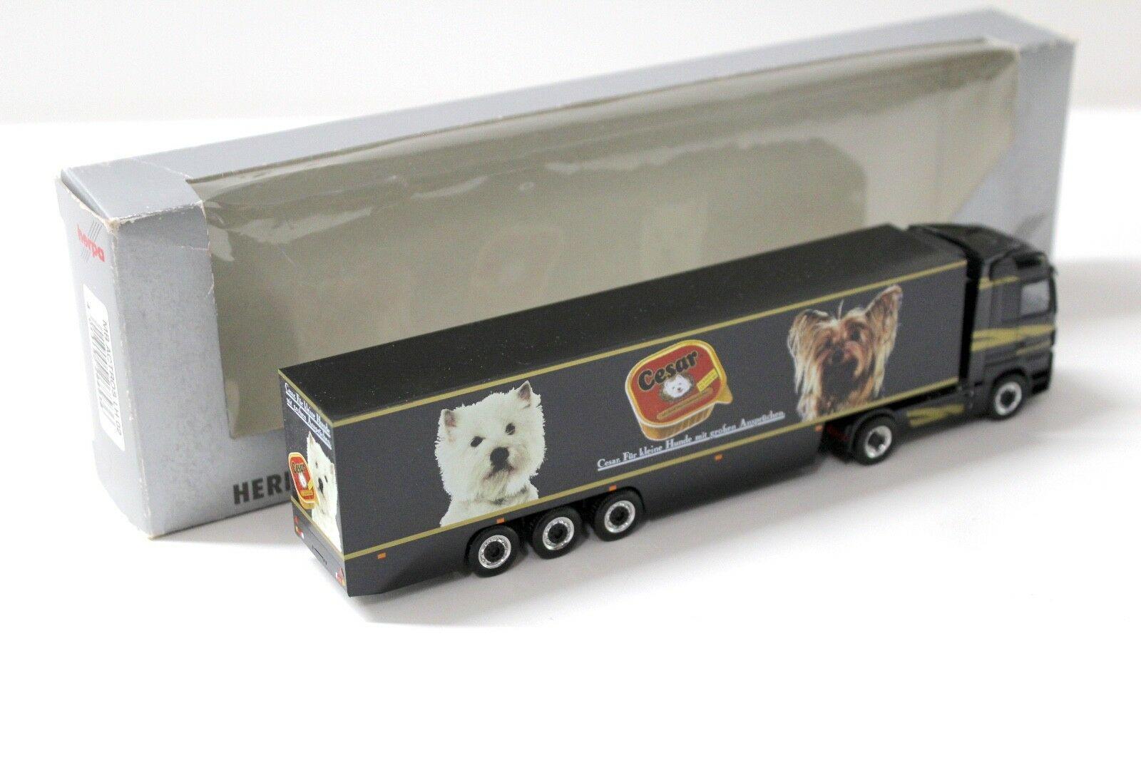 1:87 Herpa Mercedes Actros LH 02 Kühlkoffer "CESAR"