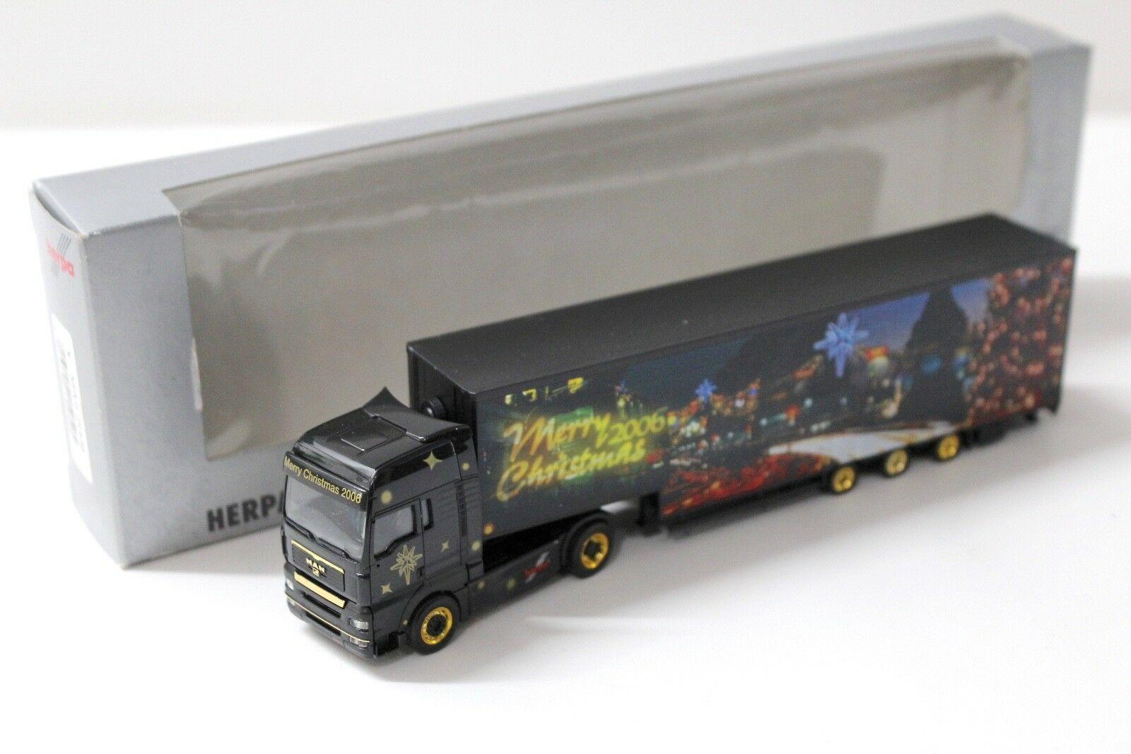 1:87 Herpa MAN TGA XXL Jumbokoffer Weihnachten 2006