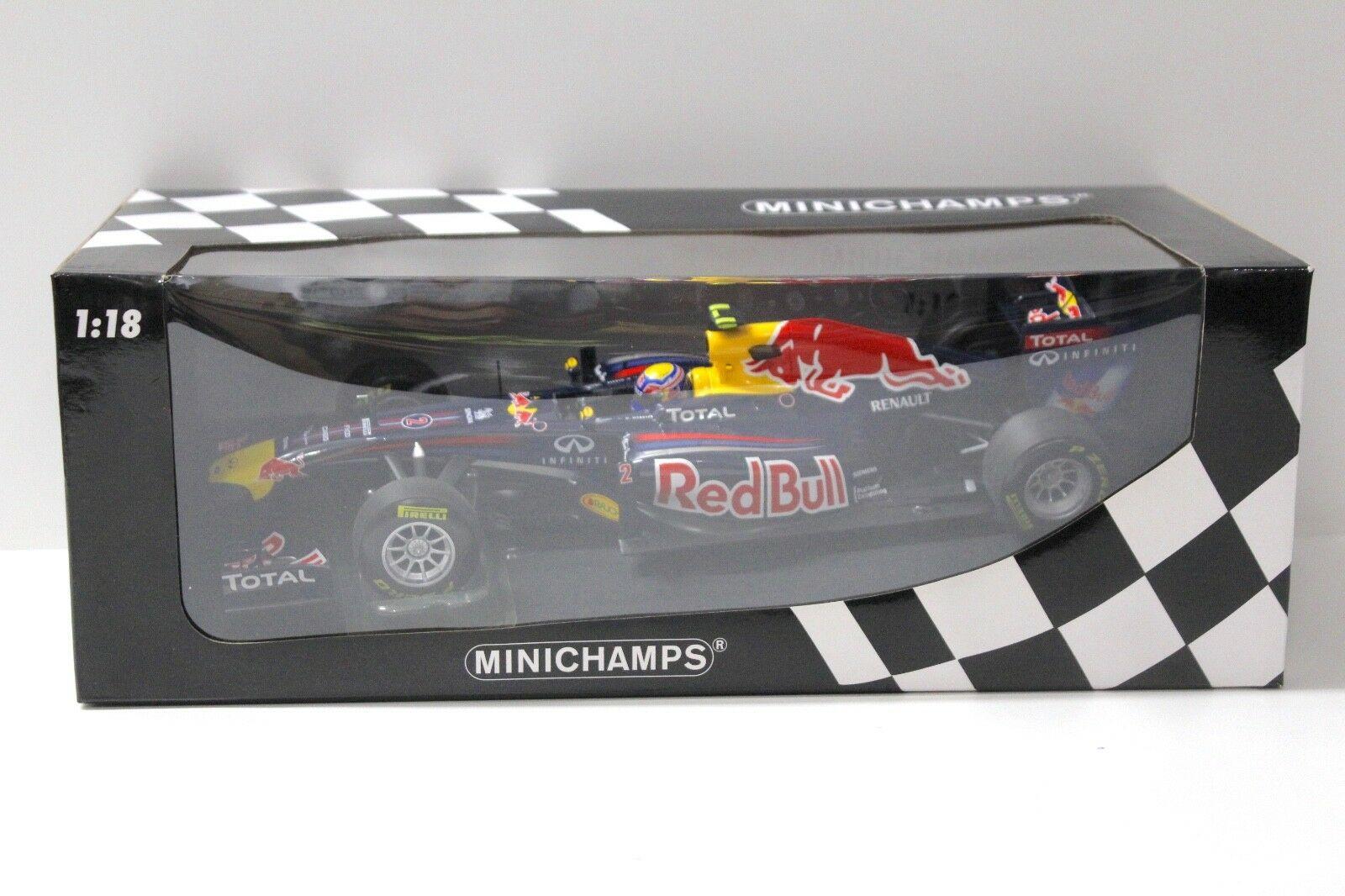 1:18 Minichamps Red Bull Racing Renault RB7 F1 Webber
