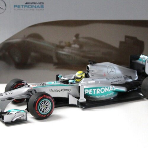 1:18 Minichamps Mercedes F1 AMG Petronas W04 Rosberg Monaco GP Winner 2013