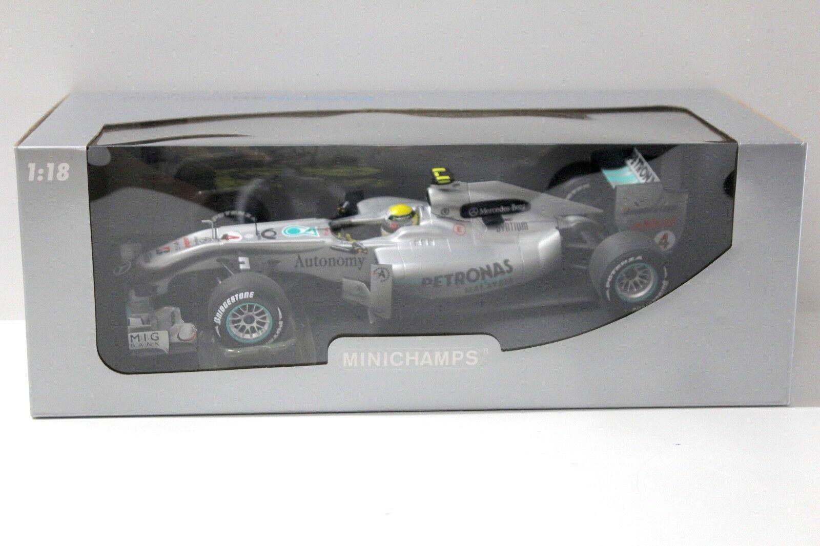 1:18 Minichamps Mercedes GP F1 Petronas W01 Rosberg 2010
