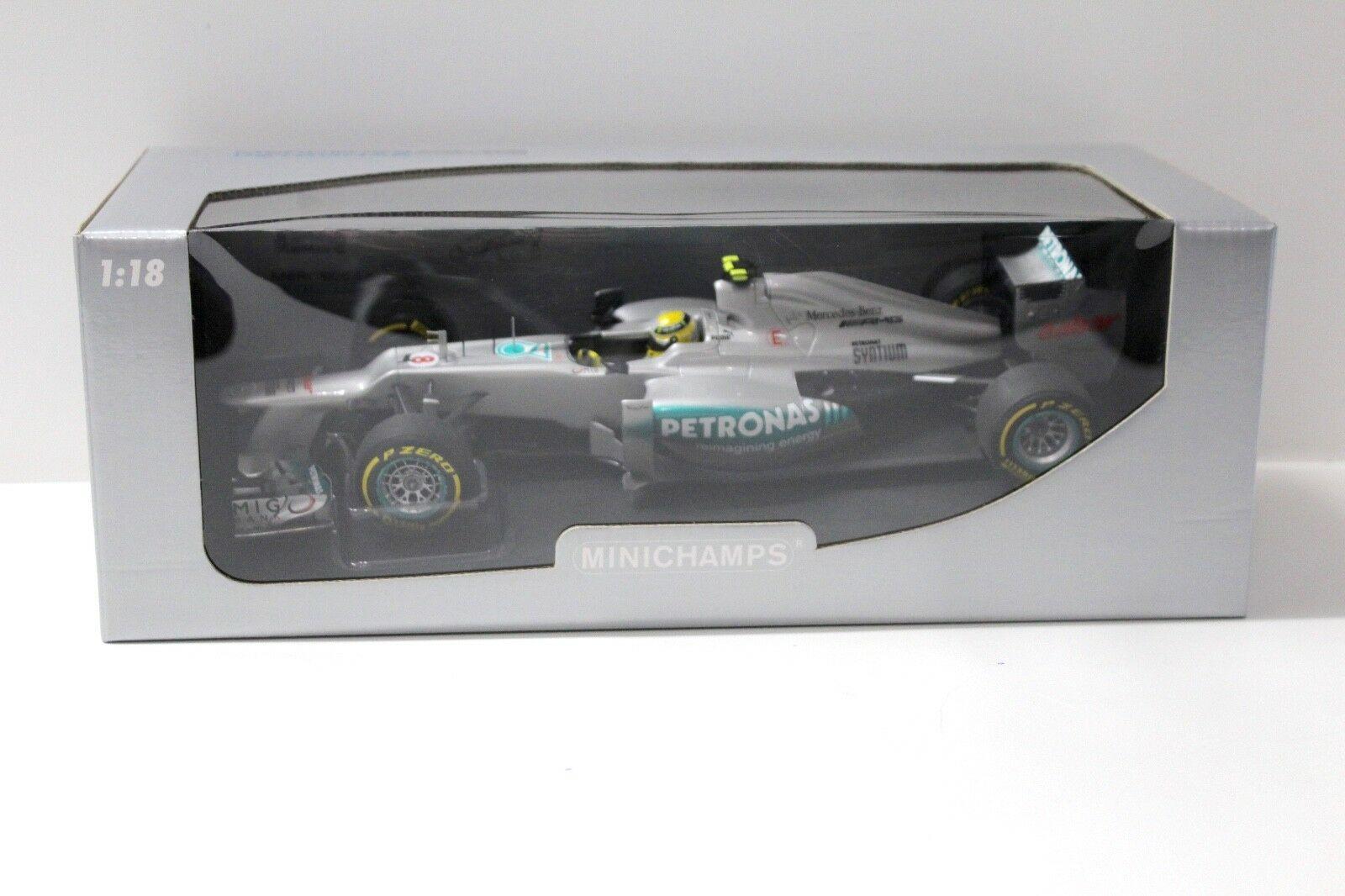 1:18 Minichamps Mercedes F1 AMG Petronas W03 Rosberg 2012