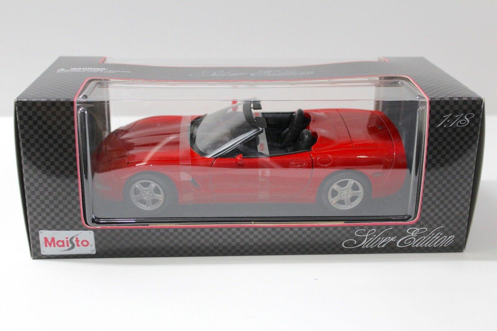 1:18 Maisto Chevrolet Corvette C5 Convertible red 1998