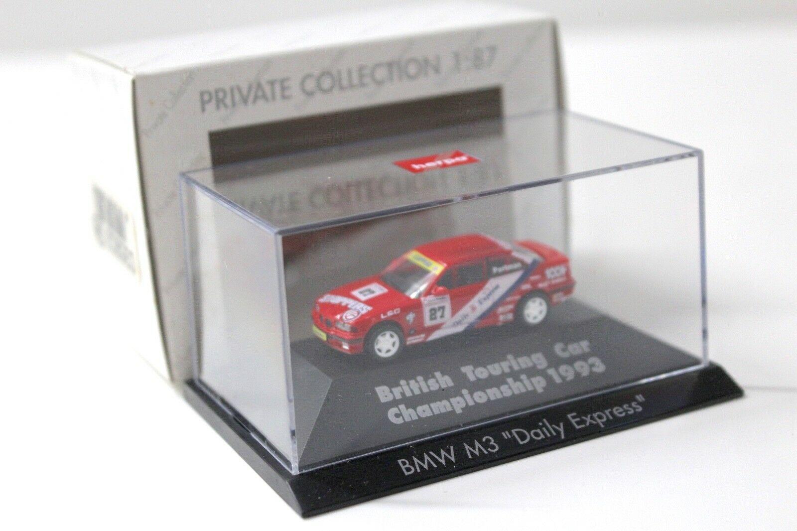 1:87 Herpa BMW M3 E36 DAILY EXPRESS British Touring #27 red